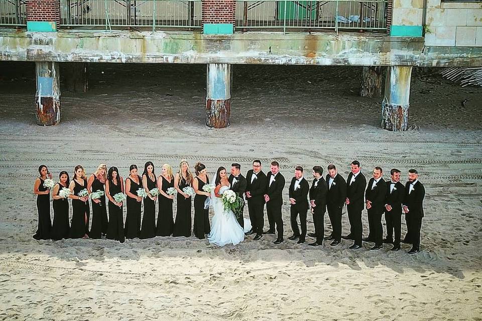 Domino Beach Wedding