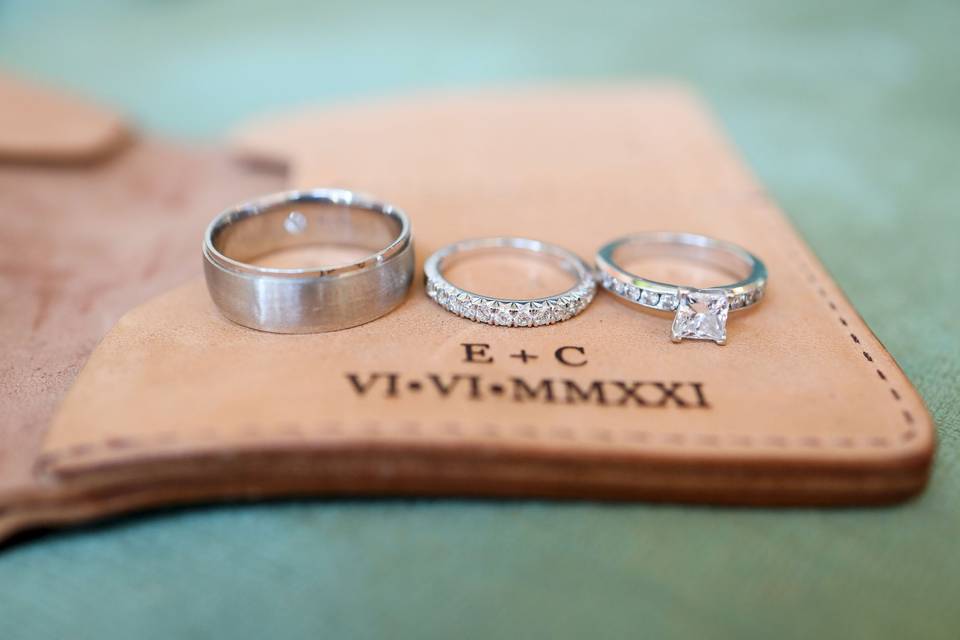 Wedding rings - Kayla Renee Photography