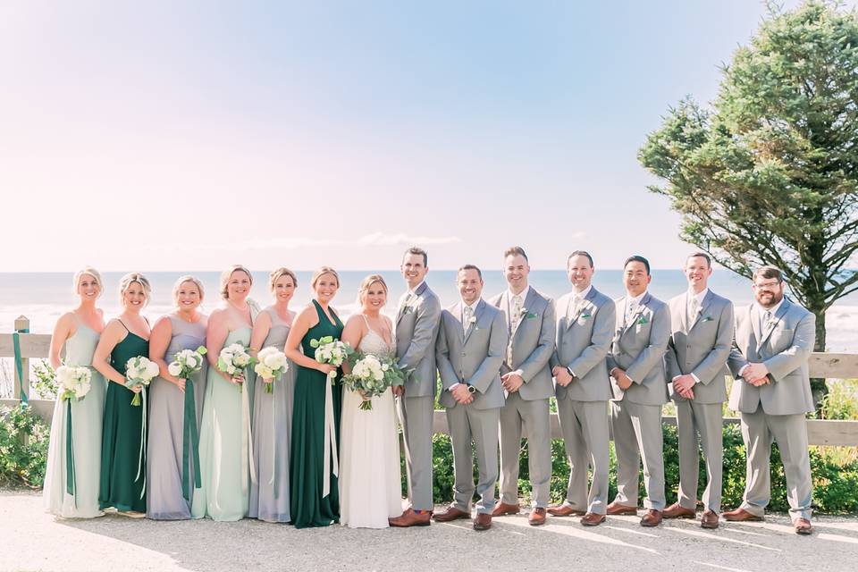 Bridal Party at The Bluff