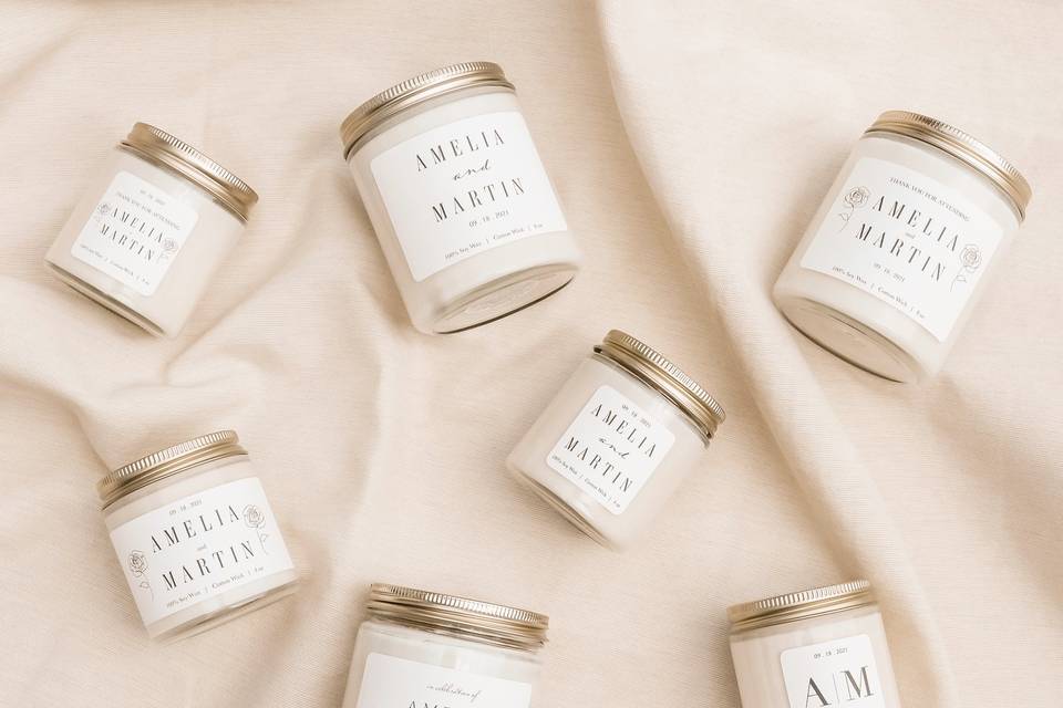 Custom Label Candles