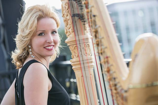 The harpist