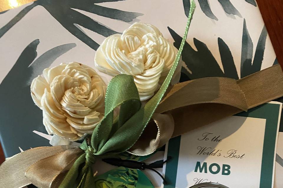 July wedding MOB gift