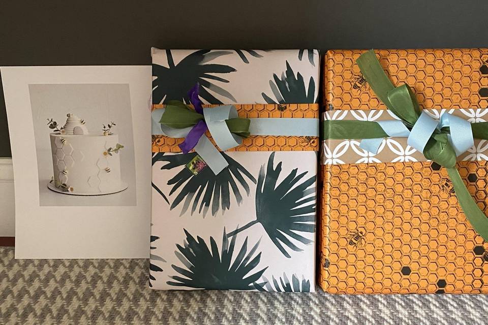 July themed wrapping