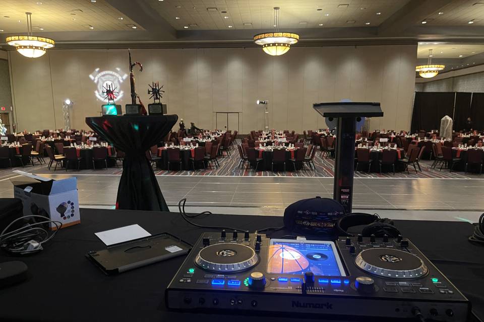 DJ setup