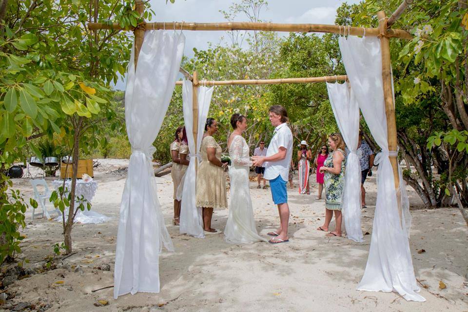 Outdoor beach wedding