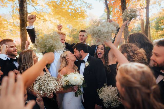 Bridal party celebration