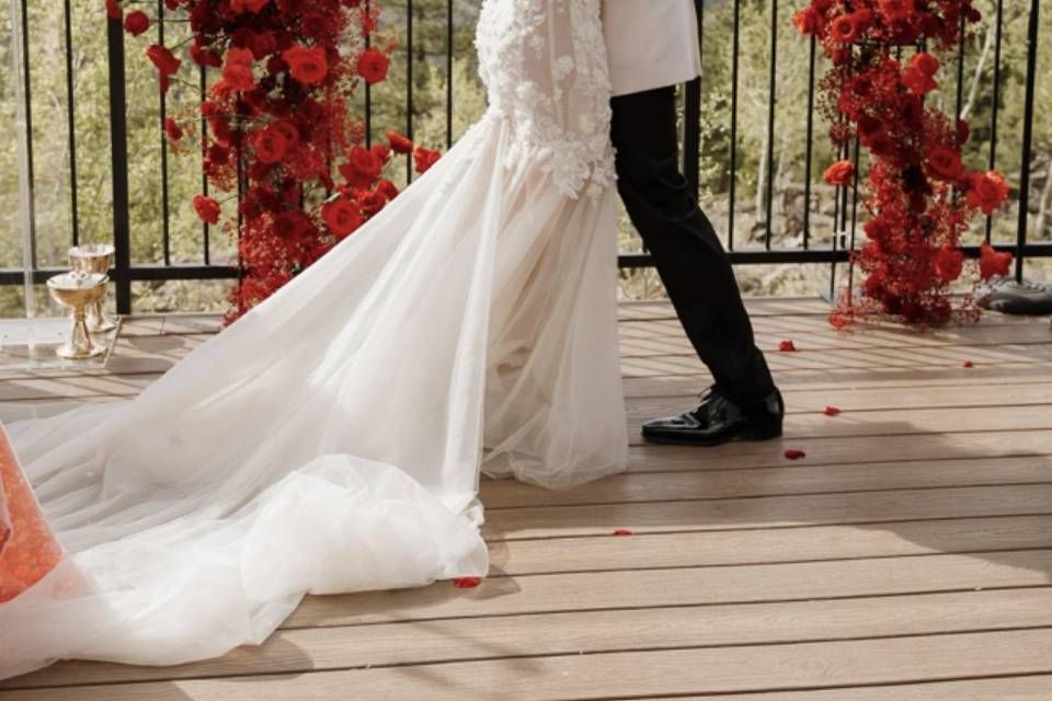 Bold monochromatic reds