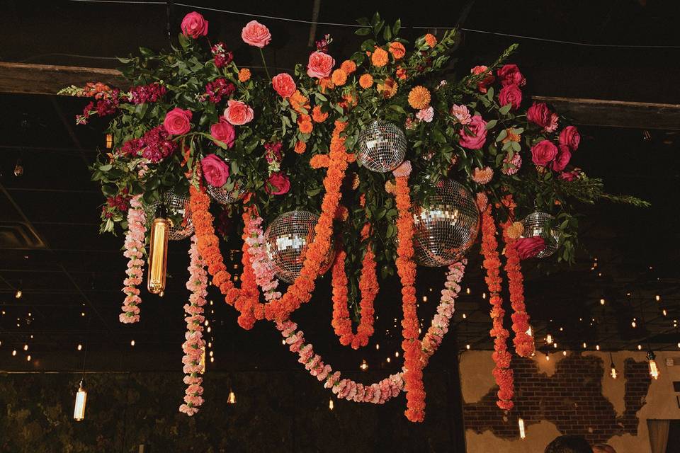 Disco hanging installation
