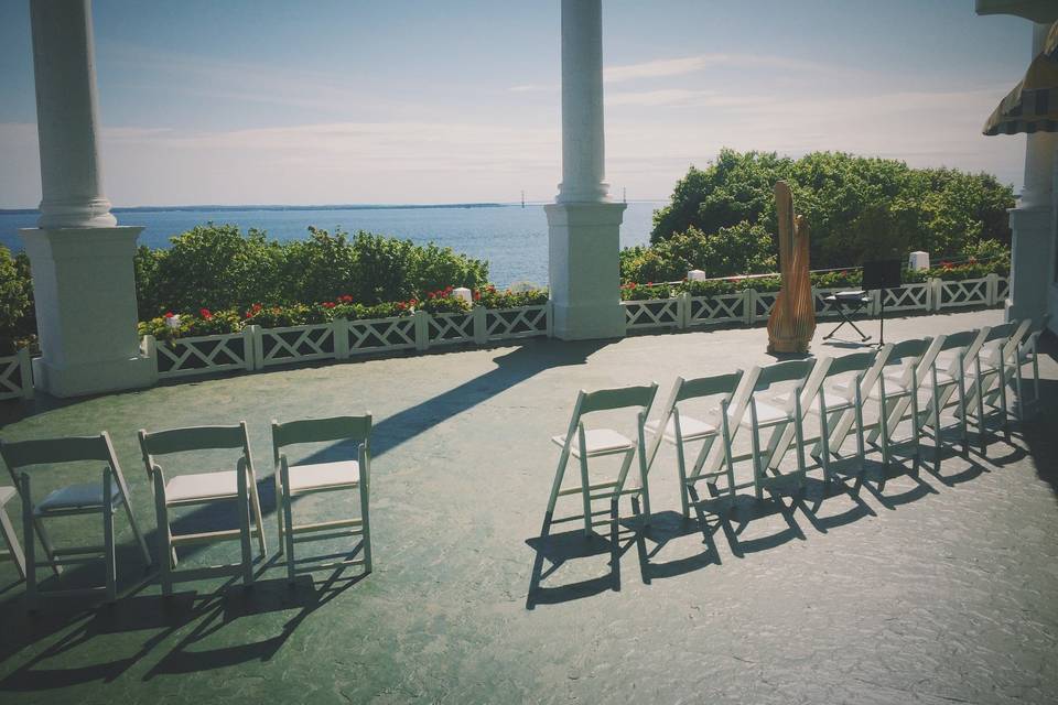 Wedding at the Grand Hotel on Mackinac Island, MI