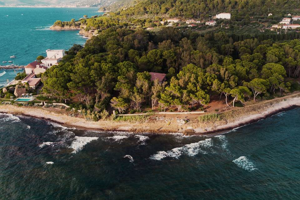 Ancient ruins & islet Leucosia