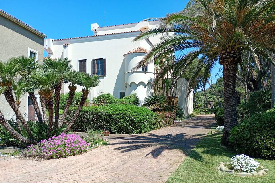 Rear view of the Castle