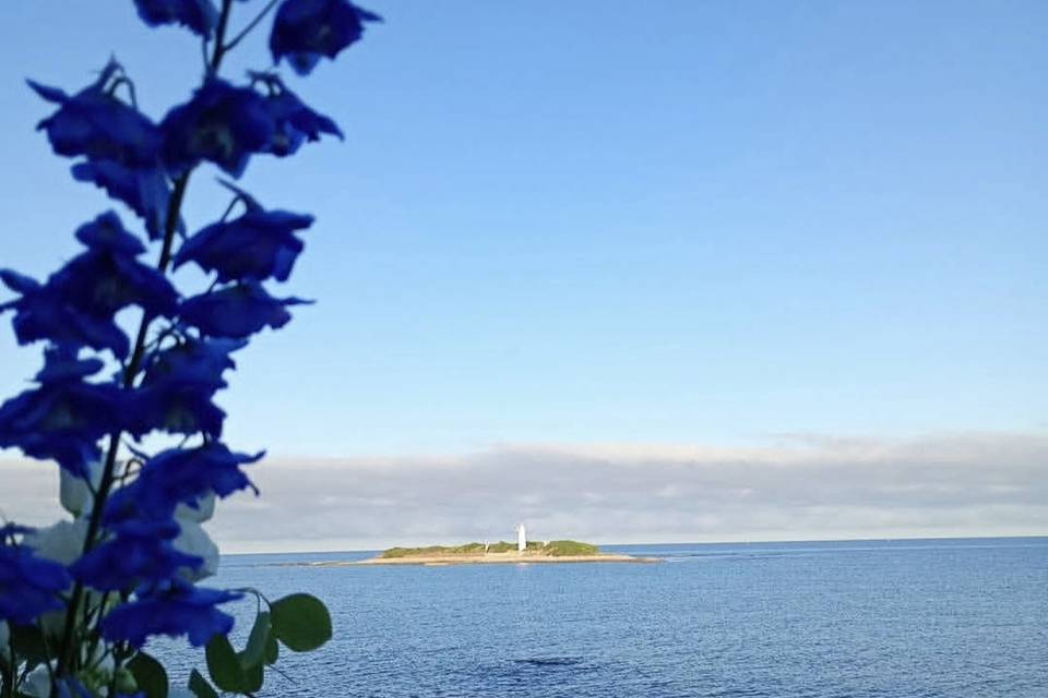 View to islet Leucosia