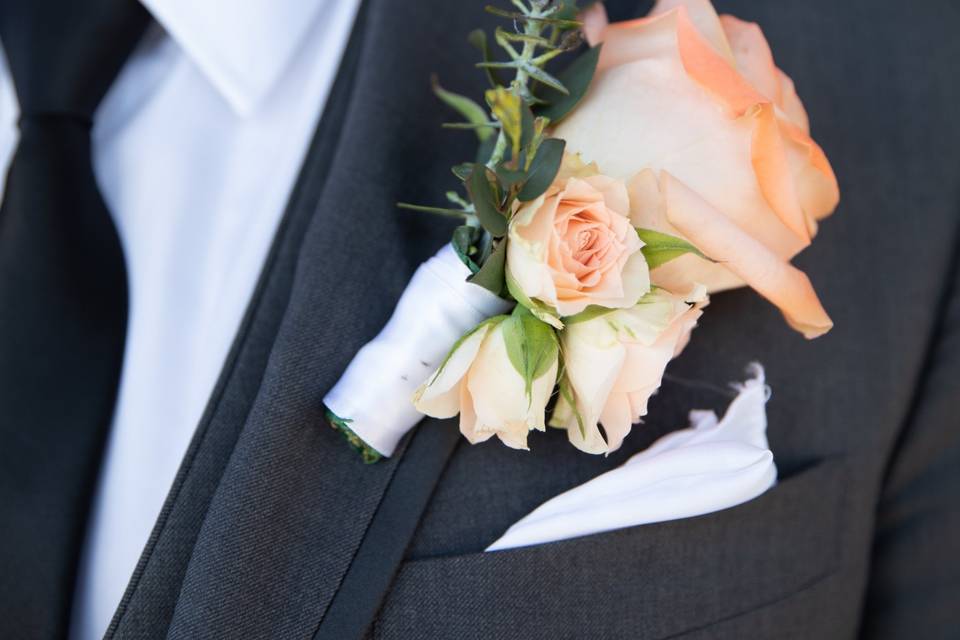 Beautiful boutonniere