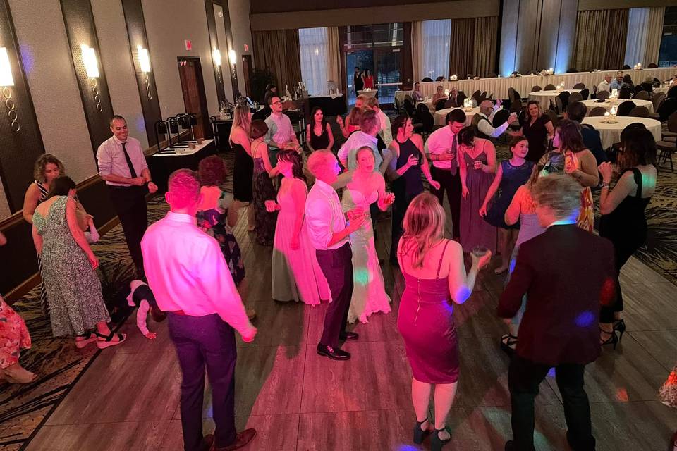 Reception dancing