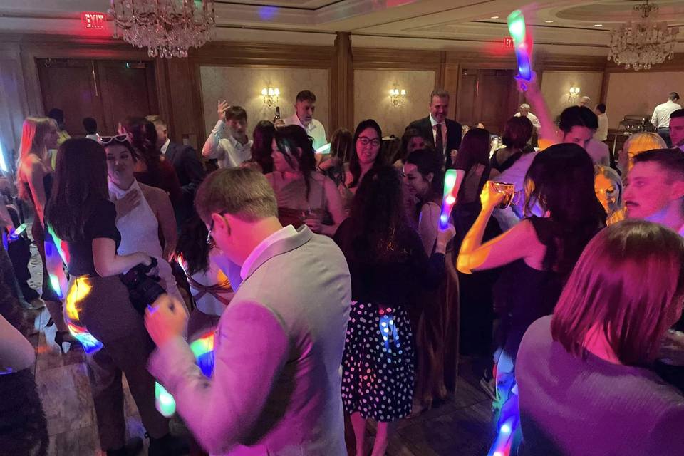 Reception dancing