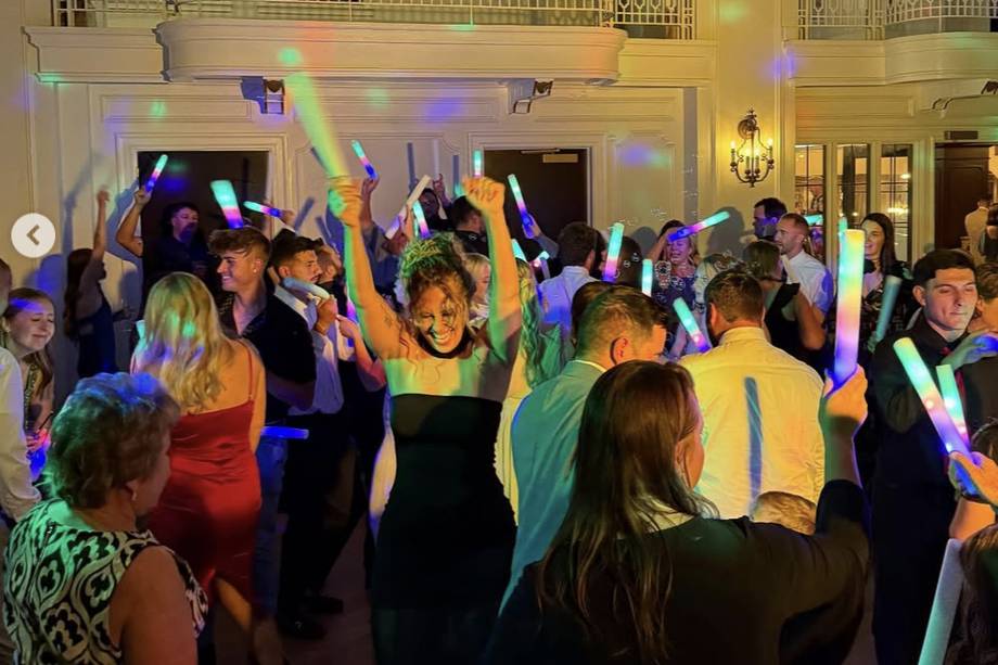 Reception dancing