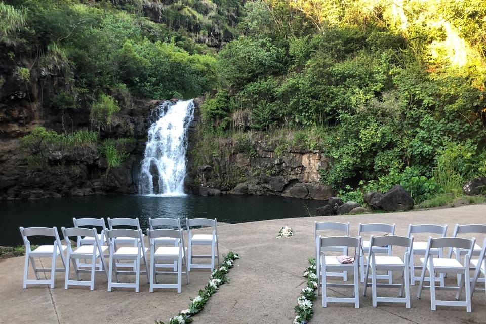 Waterfall ceremony