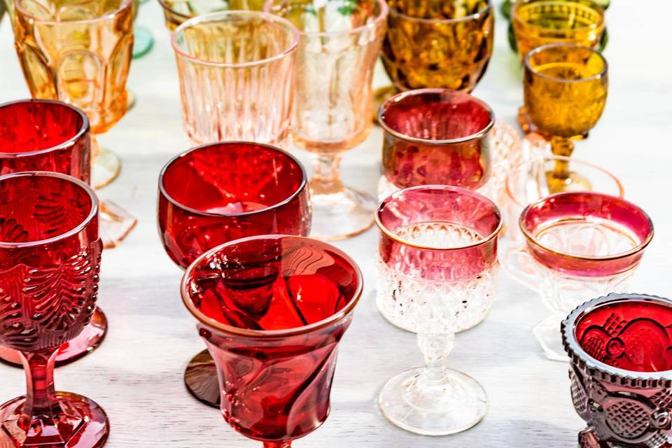 Colorful goblets