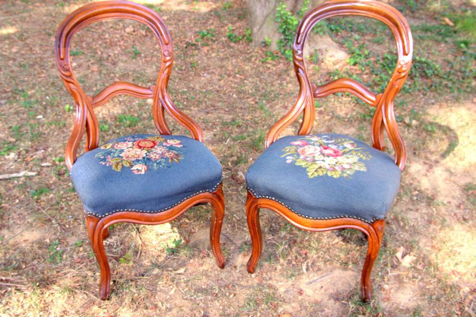 Wooden chairs