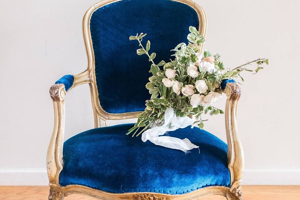Royal blue chair