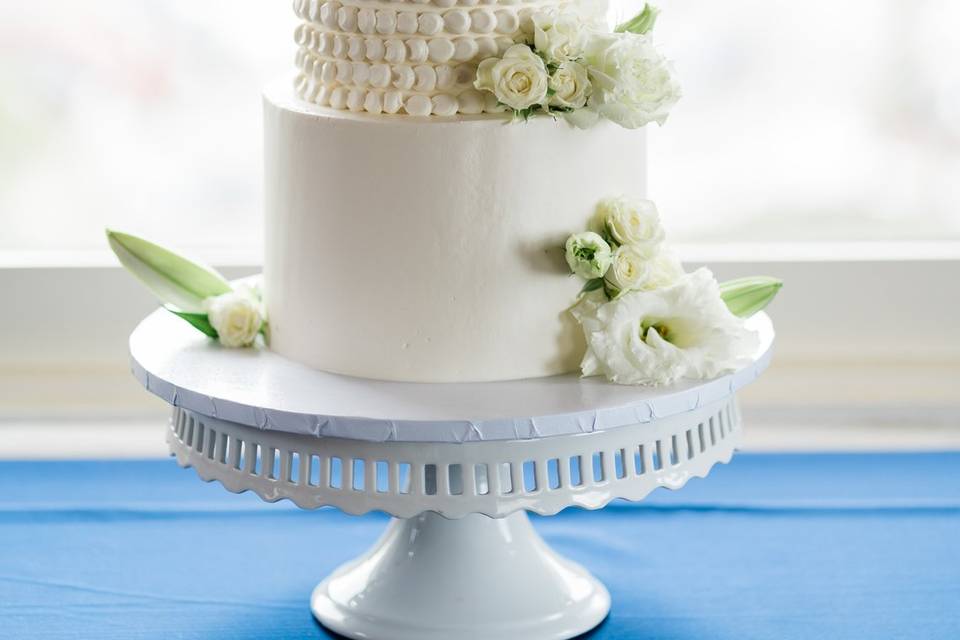 Three tier, buttercream iced