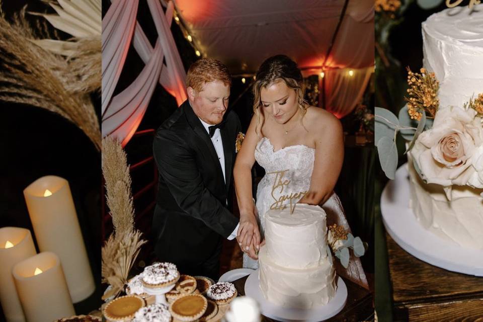 Rustic Pies and Wedding Cake