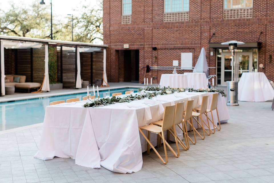 Pool Deck Reception