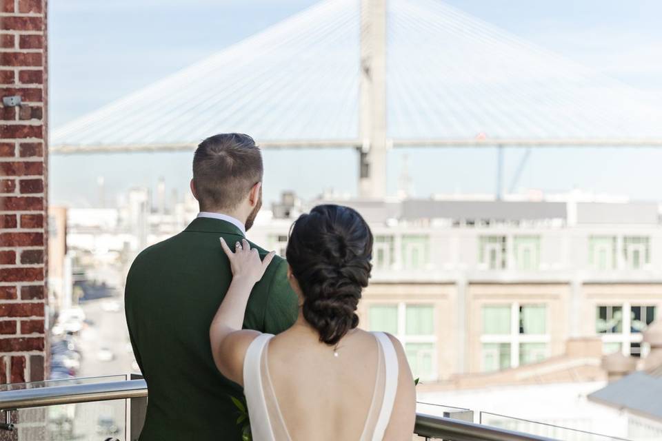 Romantic Terrace Reception