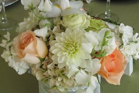 Vermont wedding centerpiece