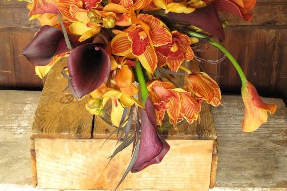 Fall wedding flowers