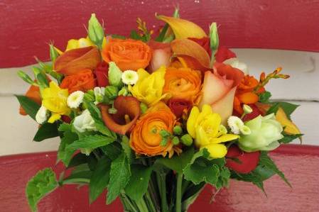 fall wedding flowers in Vermont