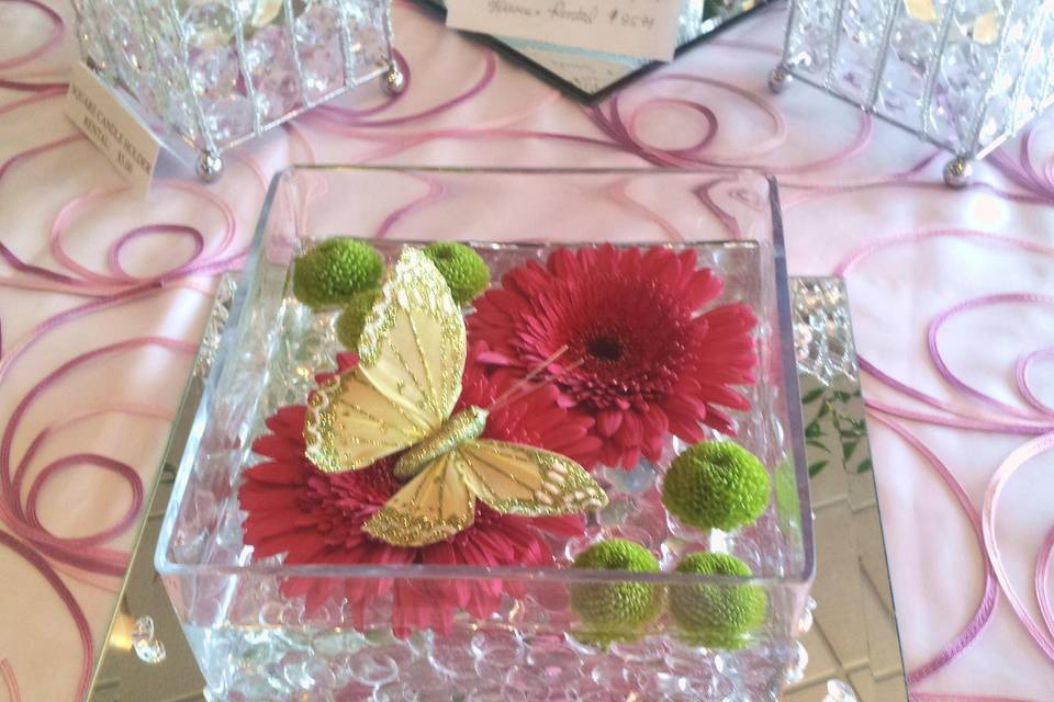 Simple & Sweet Butterfly Centerpiece