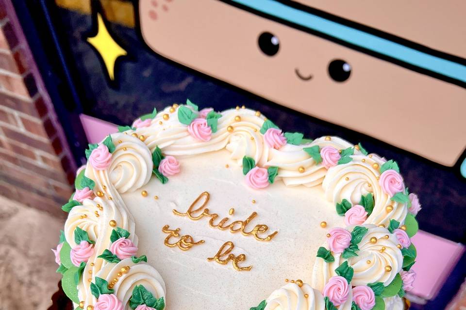 Bridal Shower Vintage Cake