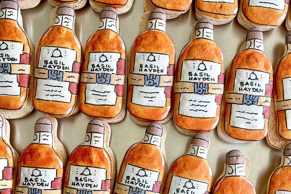 Basil Hayden Macarons