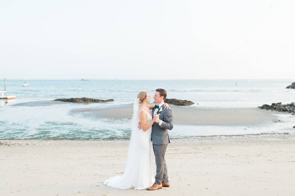 Dancing on the beach