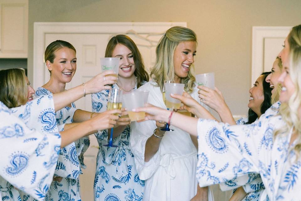 Cheers to the wedding