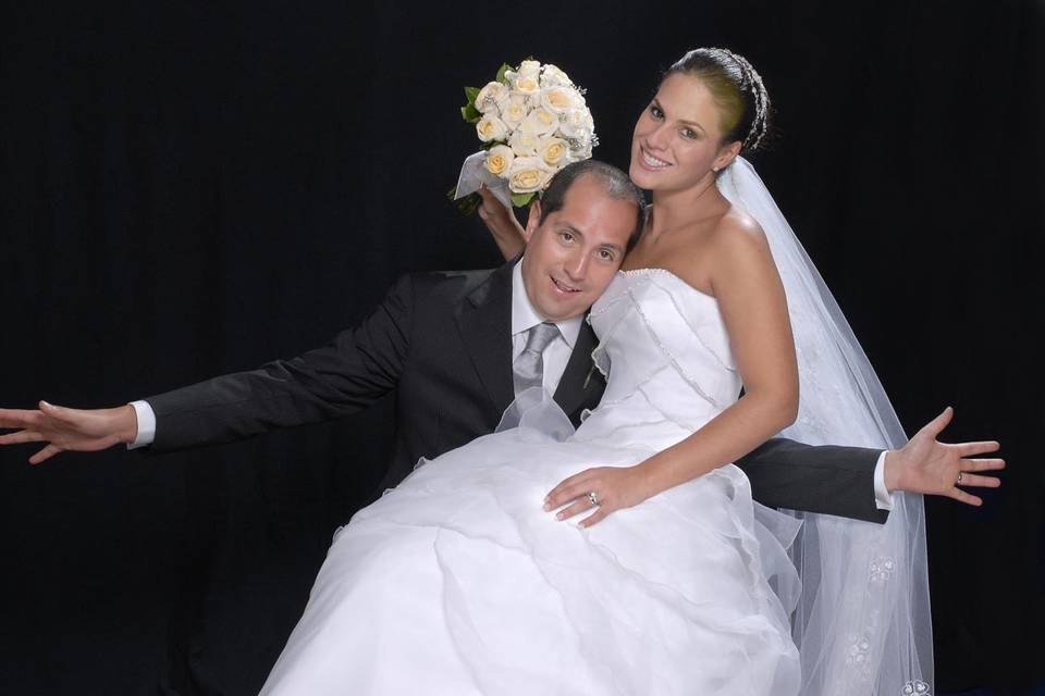 Creative couple portrait
