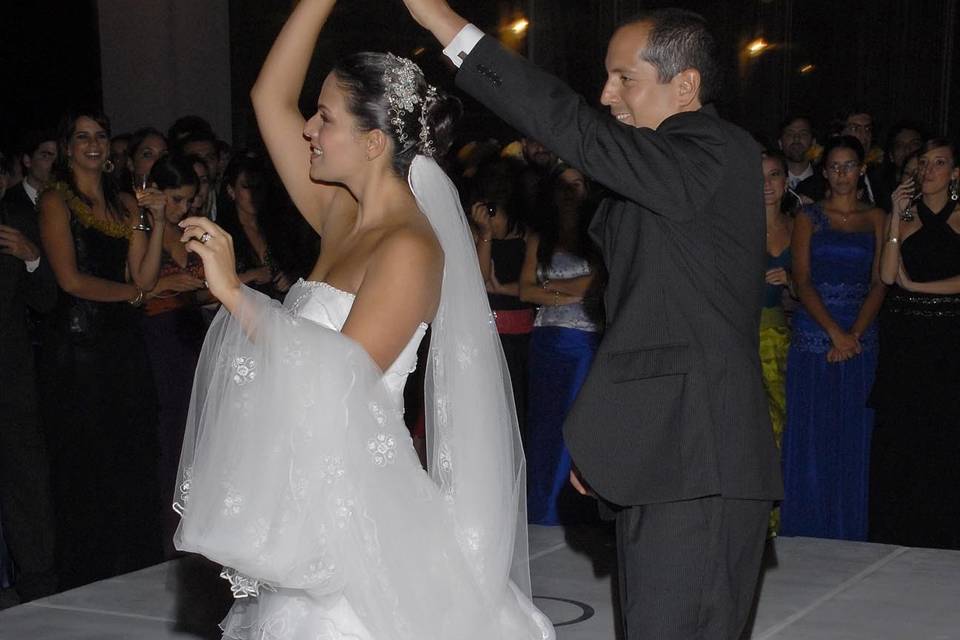 Couple dancing