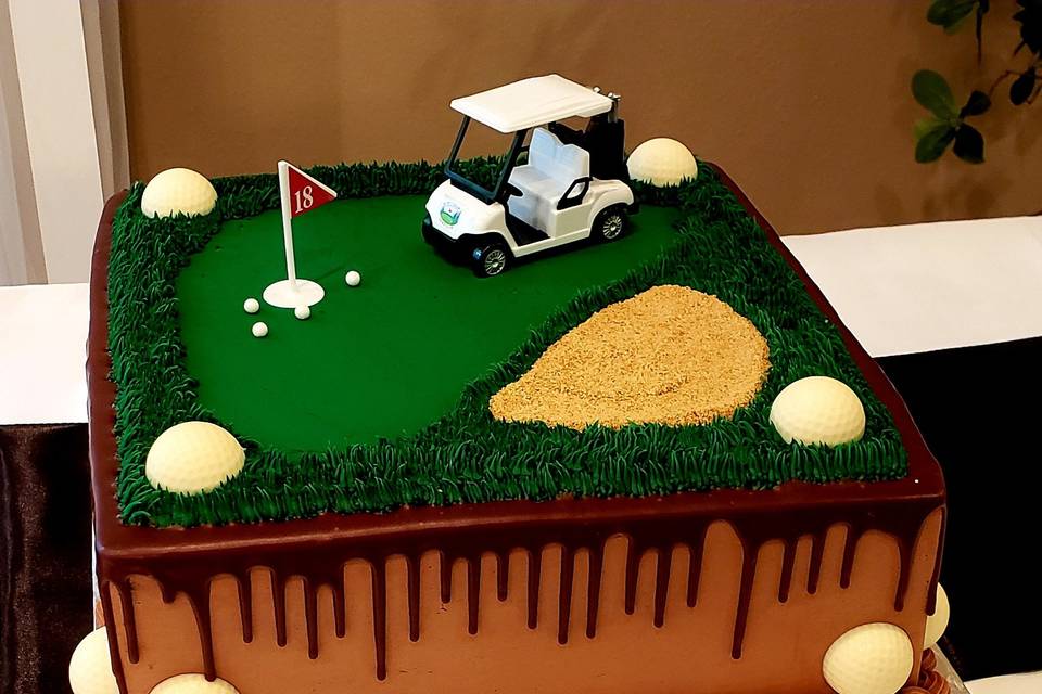 Golf course cake