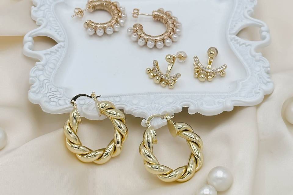 Gold-filled earringa