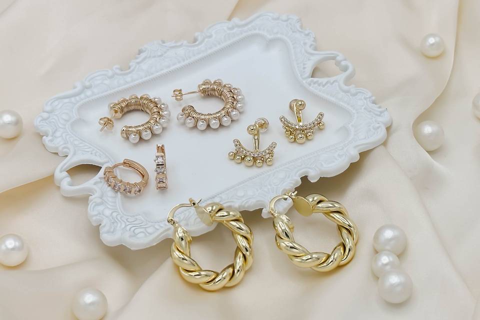 Gold-filled earrings