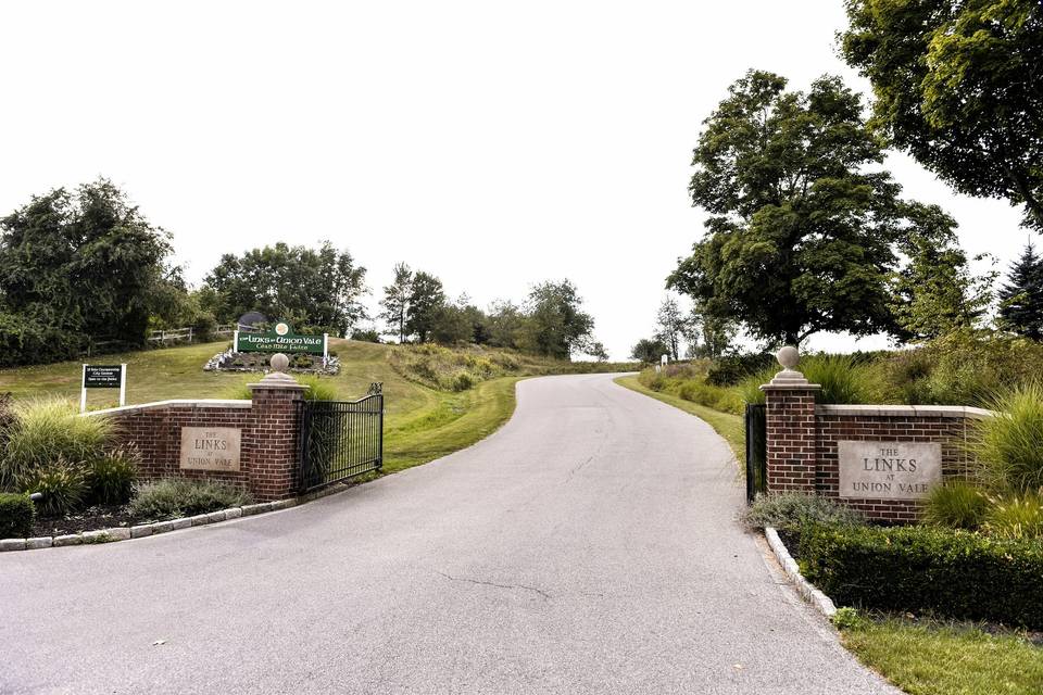 Driveway and gate