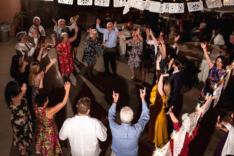 Reception dancing