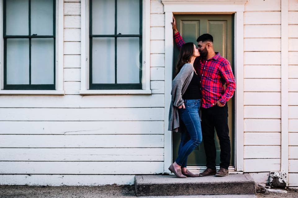 Couple's engagement