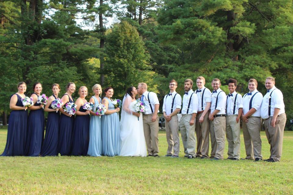 Campground wedding