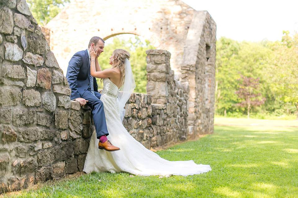 Groom and bride