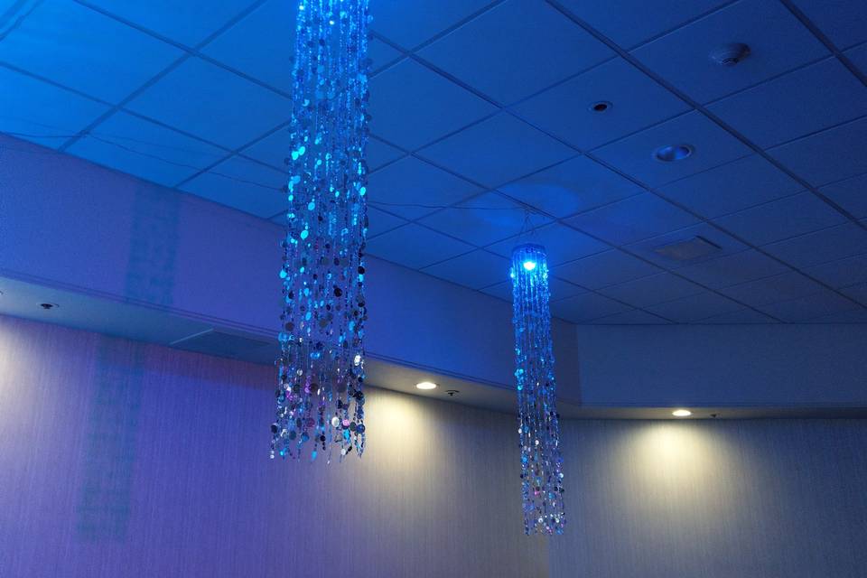 Hanging chandelier