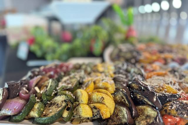 Grilled vegetable platter