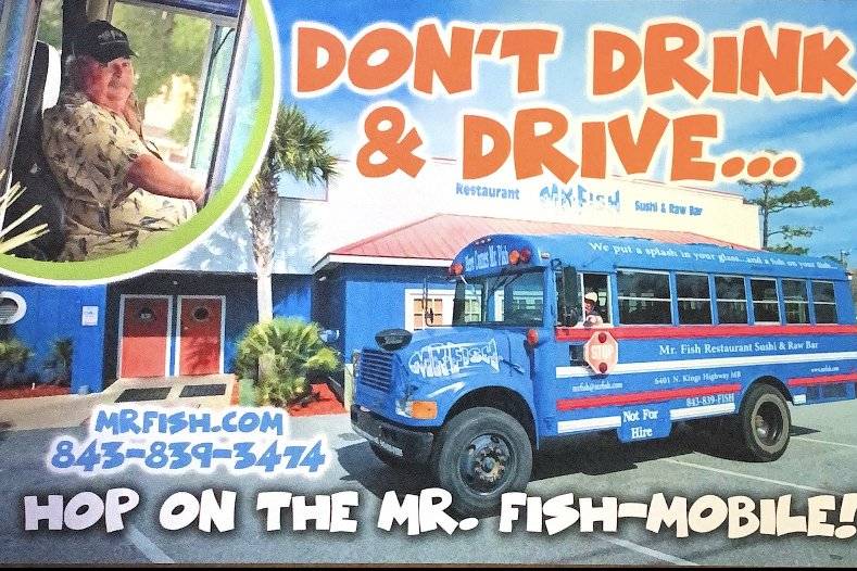 Fish Bus flyer