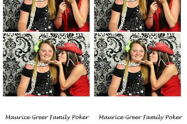 We bring fun props for your guests to play with during their photo session from mustaches on a stick, hats, scarves, capes and more!